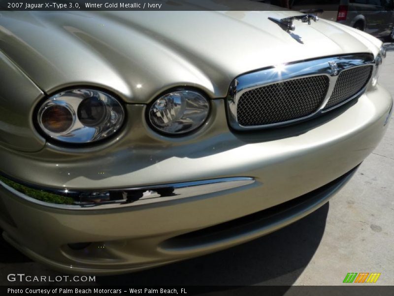 Winter Gold Metallic / Ivory 2007 Jaguar X-Type 3.0
