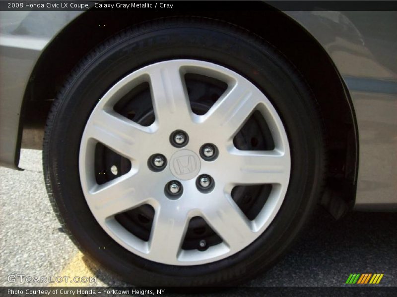 Galaxy Gray Metallic / Gray 2008 Honda Civic LX Coupe