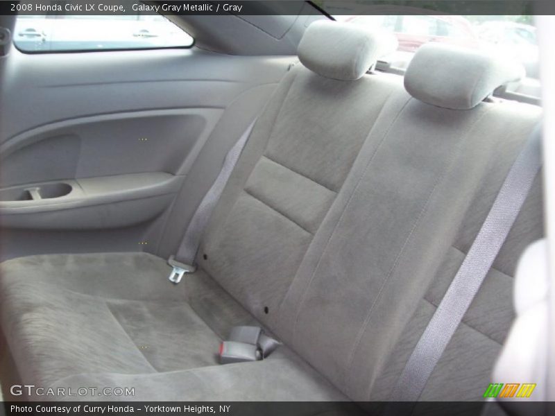 Galaxy Gray Metallic / Gray 2008 Honda Civic LX Coupe
