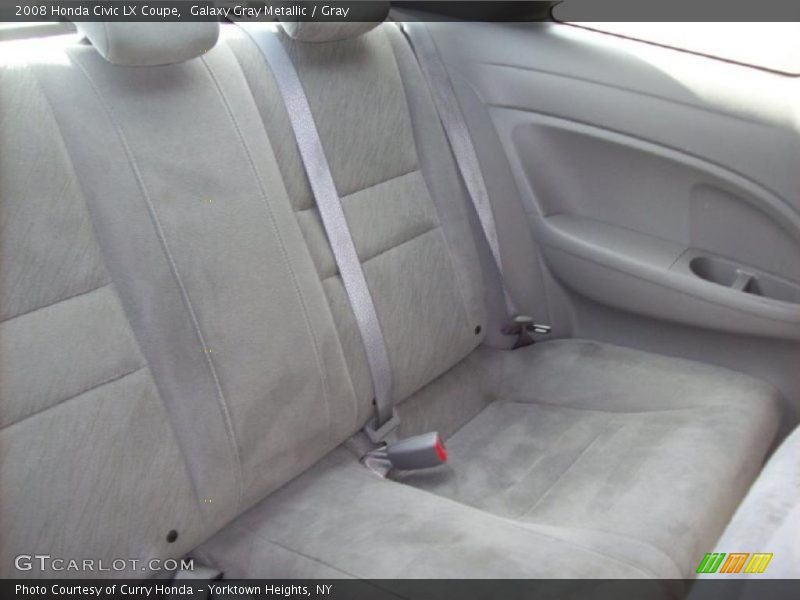 Galaxy Gray Metallic / Gray 2008 Honda Civic LX Coupe