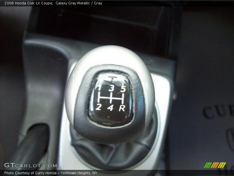 Galaxy Gray Metallic / Gray 2008 Honda Civic LX Coupe