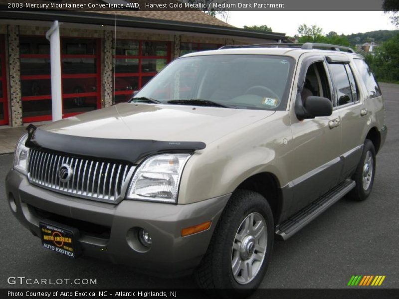 Harvest Gold Metallic / Medium Dark Parchment 2003 Mercury Mountaineer Convenience AWD