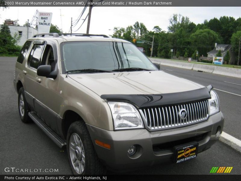 Harvest Gold Metallic / Medium Dark Parchment 2003 Mercury Mountaineer Convenience AWD