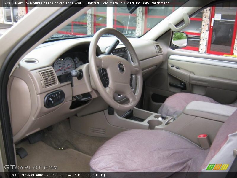 Harvest Gold Metallic / Medium Dark Parchment 2003 Mercury Mountaineer Convenience AWD