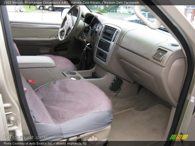 Harvest Gold Metallic / Medium Dark Parchment 2003 Mercury Mountaineer Convenience AWD