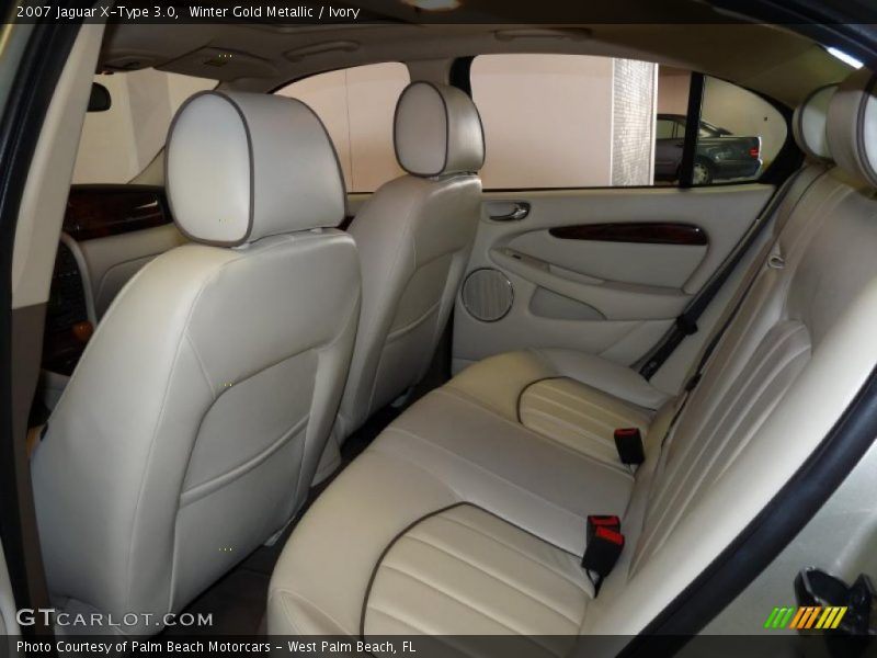 Winter Gold Metallic / Ivory 2007 Jaguar X-Type 3.0