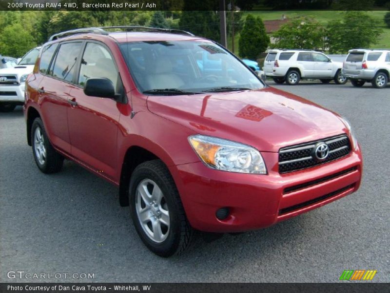 Barcelona Red Pearl / Ash 2008 Toyota RAV4 4WD