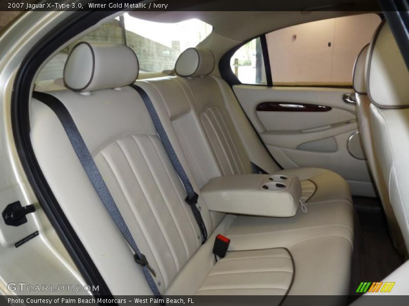 Winter Gold Metallic / Ivory 2007 Jaguar X-Type 3.0