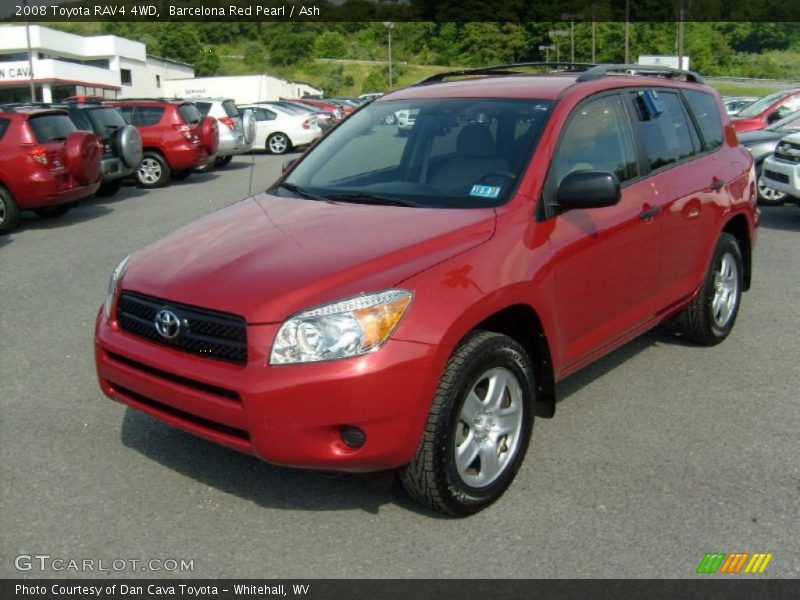 Barcelona Red Pearl / Ash 2008 Toyota RAV4 4WD
