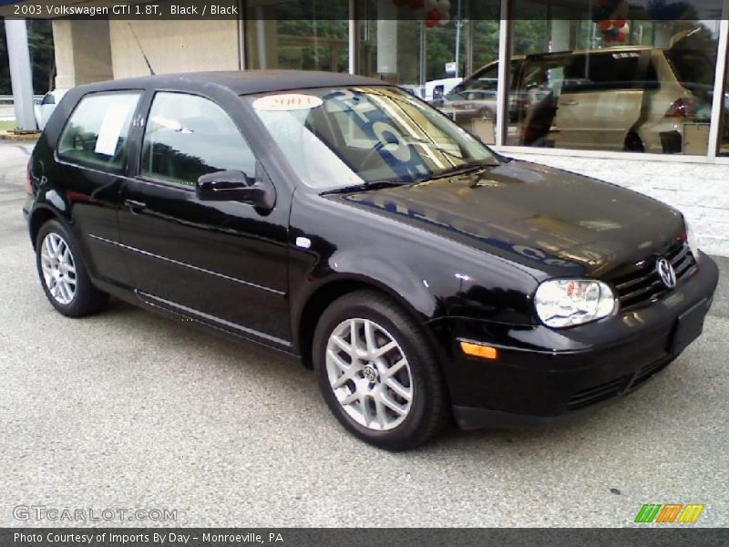 Black / Black 2003 Volkswagen GTI 1.8T