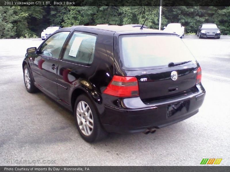 Black / Black 2003 Volkswagen GTI 1.8T