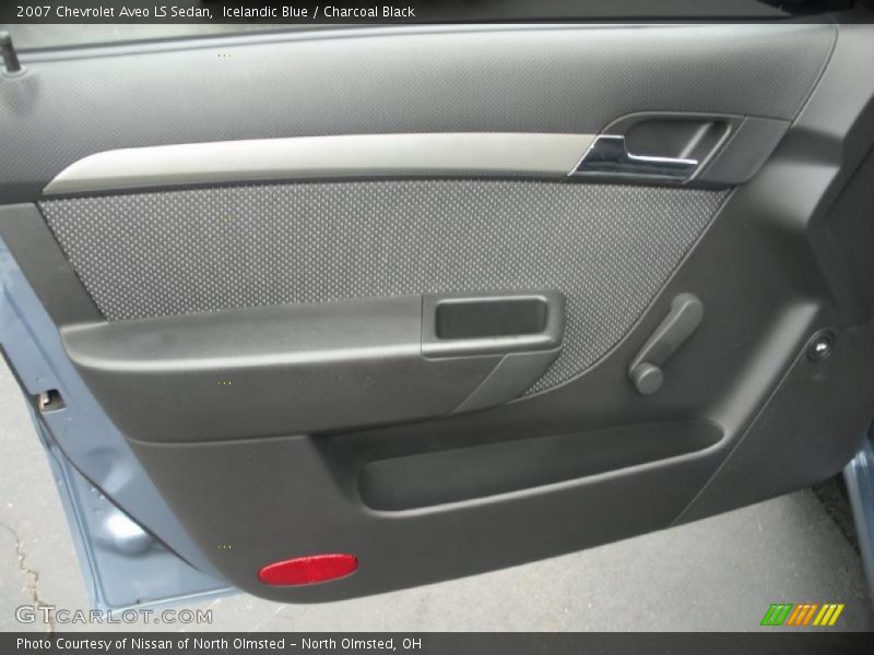 Icelandic Blue / Charcoal Black 2007 Chevrolet Aveo LS Sedan