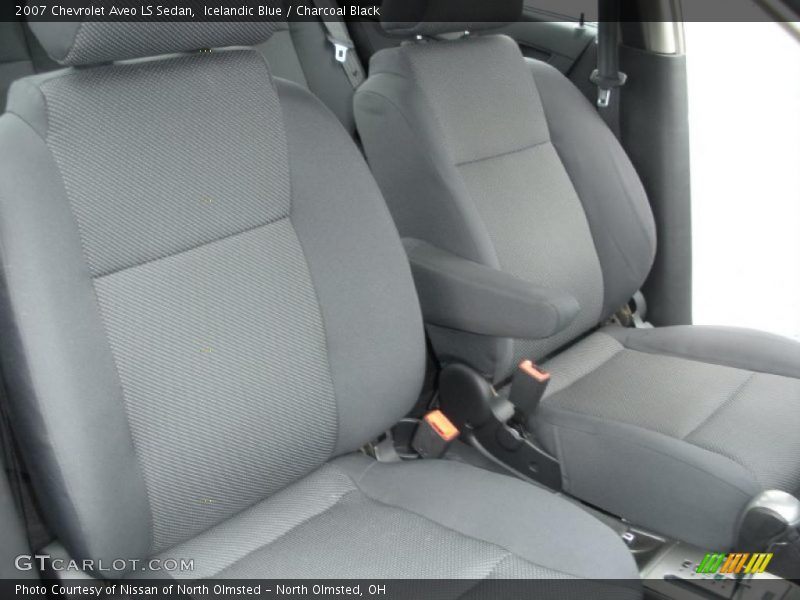Icelandic Blue / Charcoal Black 2007 Chevrolet Aveo LS Sedan