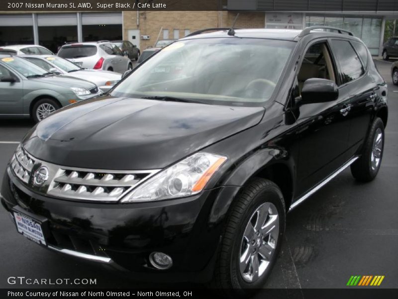 Super Black / Cafe Latte 2007 Nissan Murano SL AWD