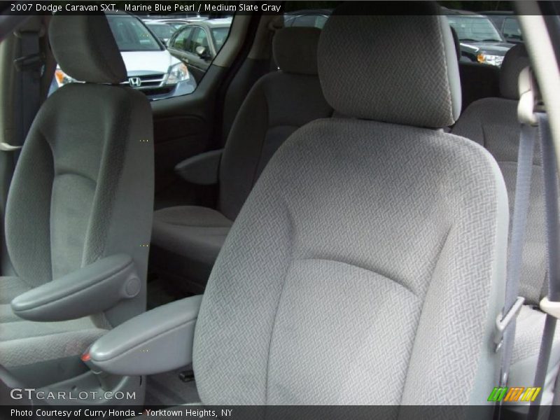 Marine Blue Pearl / Medium Slate Gray 2007 Dodge Caravan SXT
