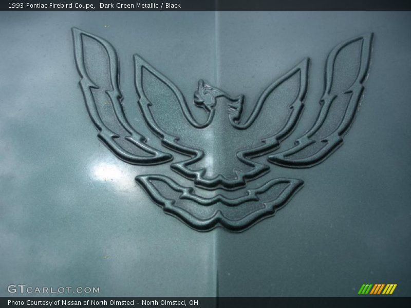 Dark Green Metallic / Black 1993 Pontiac Firebird Coupe