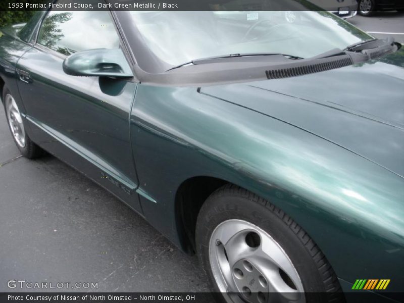 Dark Green Metallic / Black 1993 Pontiac Firebird Coupe