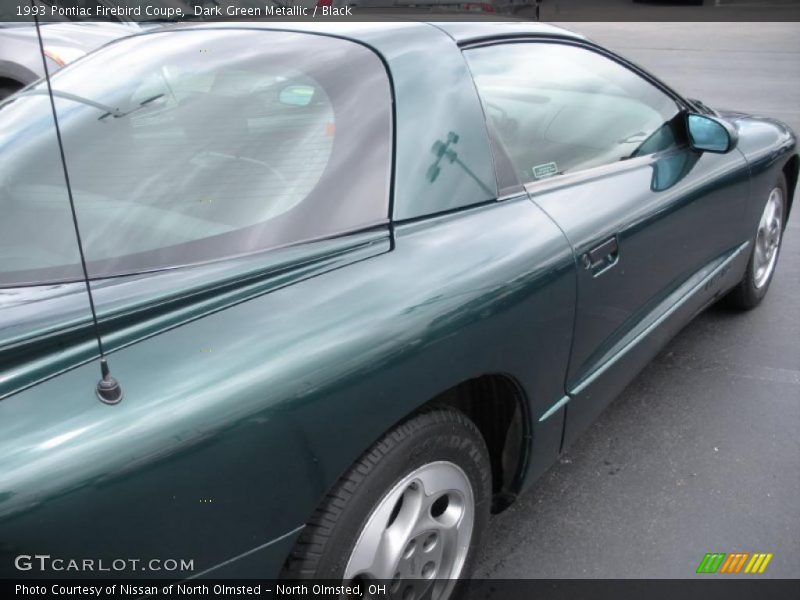 Dark Green Metallic / Black 1993 Pontiac Firebird Coupe