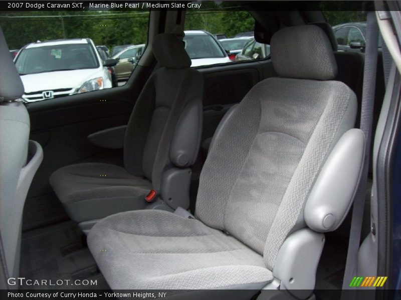 Marine Blue Pearl / Medium Slate Gray 2007 Dodge Caravan SXT
