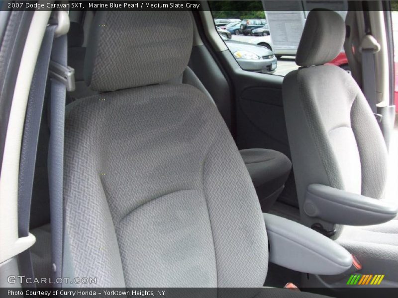 Marine Blue Pearl / Medium Slate Gray 2007 Dodge Caravan SXT