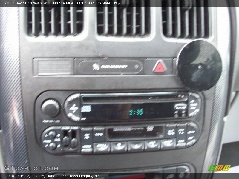 Marine Blue Pearl / Medium Slate Gray 2007 Dodge Caravan SXT