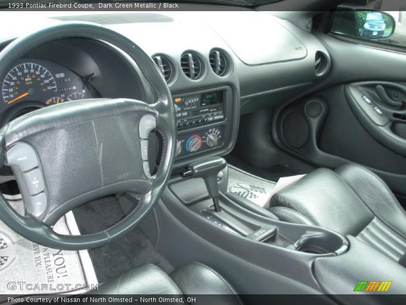 Dark Green Metallic / Black 1993 Pontiac Firebird Coupe