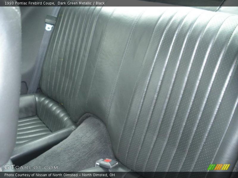Dark Green Metallic / Black 1993 Pontiac Firebird Coupe