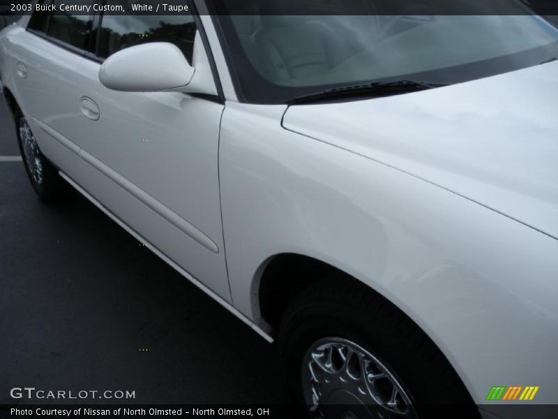 White / Taupe 2003 Buick Century Custom