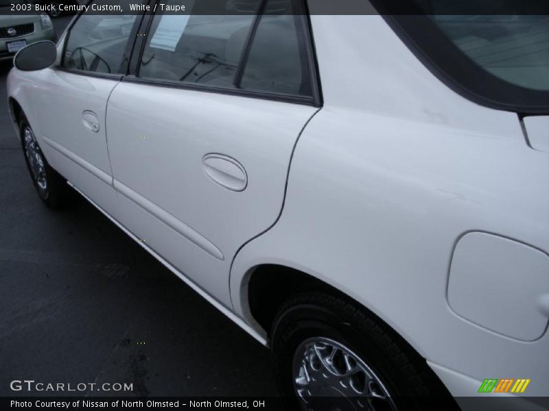 White / Taupe 2003 Buick Century Custom