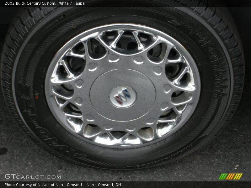 White / Taupe 2003 Buick Century Custom