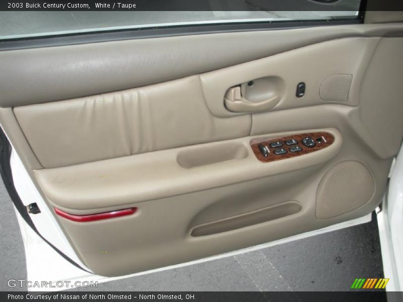 White / Taupe 2003 Buick Century Custom