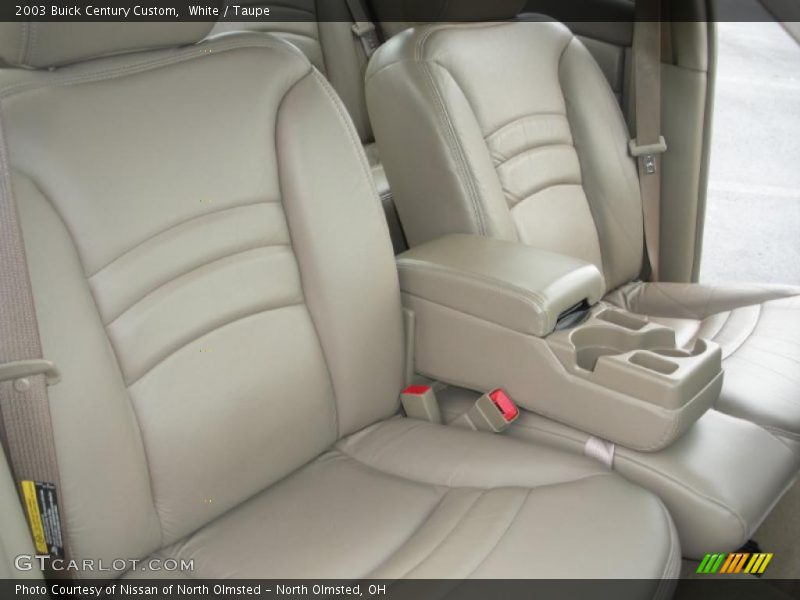 White / Taupe 2003 Buick Century Custom