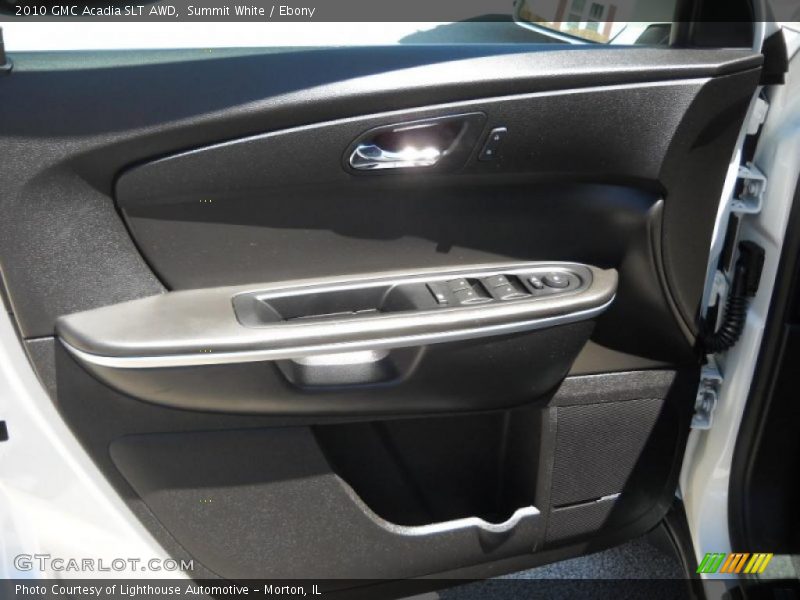 Summit White / Ebony 2010 GMC Acadia SLT AWD