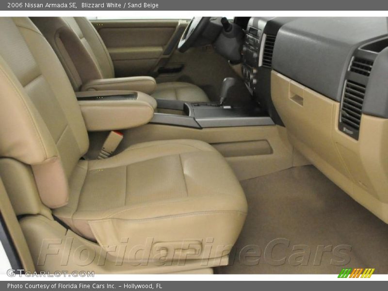Blizzard White / Sand Beige 2006 Nissan Armada SE