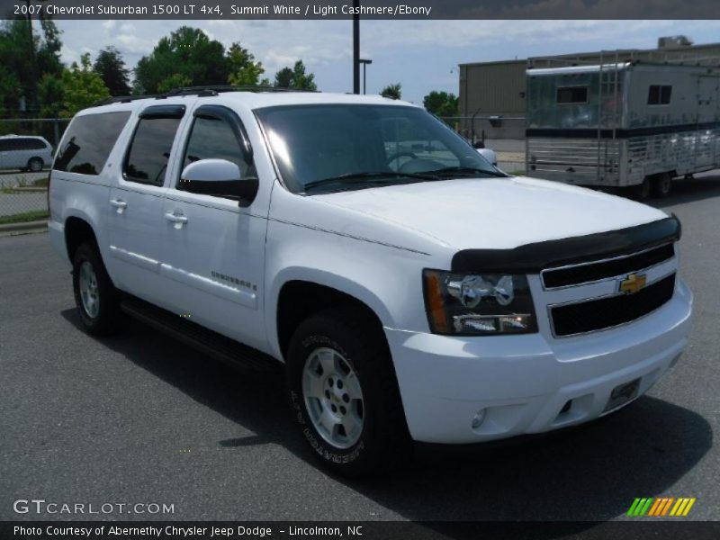 Summit White / Light Cashmere/Ebony 2007 Chevrolet Suburban 1500 LT 4x4