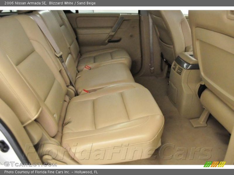 Blizzard White / Sand Beige 2006 Nissan Armada SE