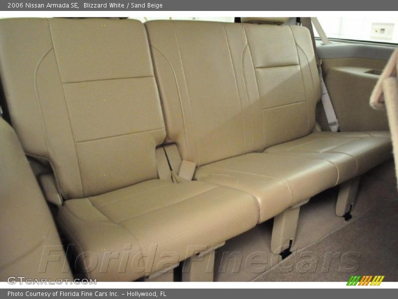 Blizzard White / Sand Beige 2006 Nissan Armada SE
