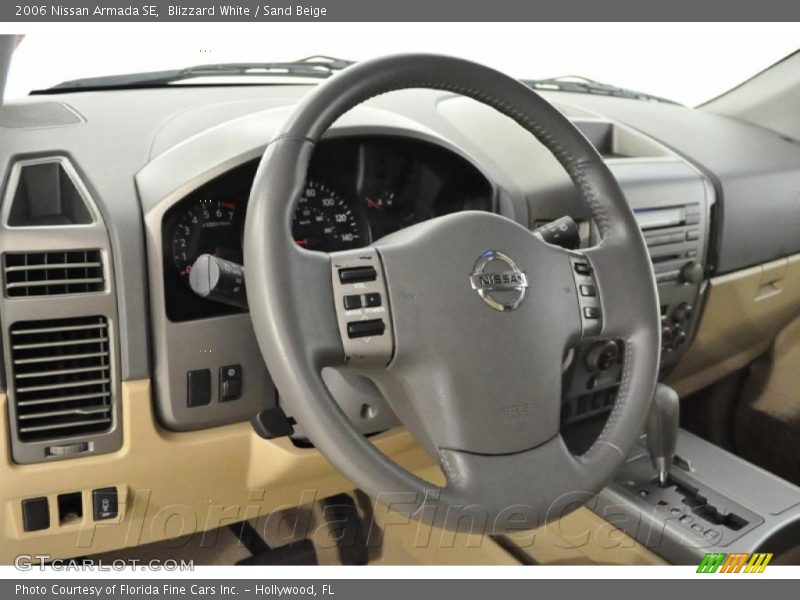 Blizzard White / Sand Beige 2006 Nissan Armada SE