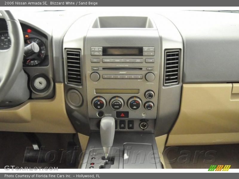 Blizzard White / Sand Beige 2006 Nissan Armada SE