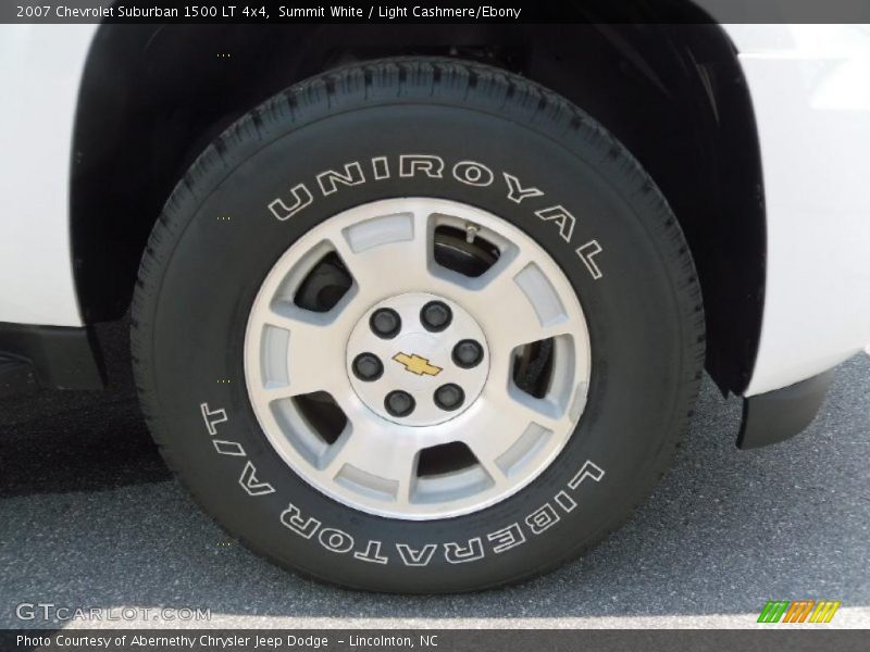 Summit White / Light Cashmere/Ebony 2007 Chevrolet Suburban 1500 LT 4x4