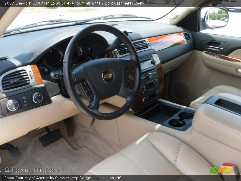 Summit White / Light Cashmere/Ebony 2007 Chevrolet Suburban 1500 LT 4x4