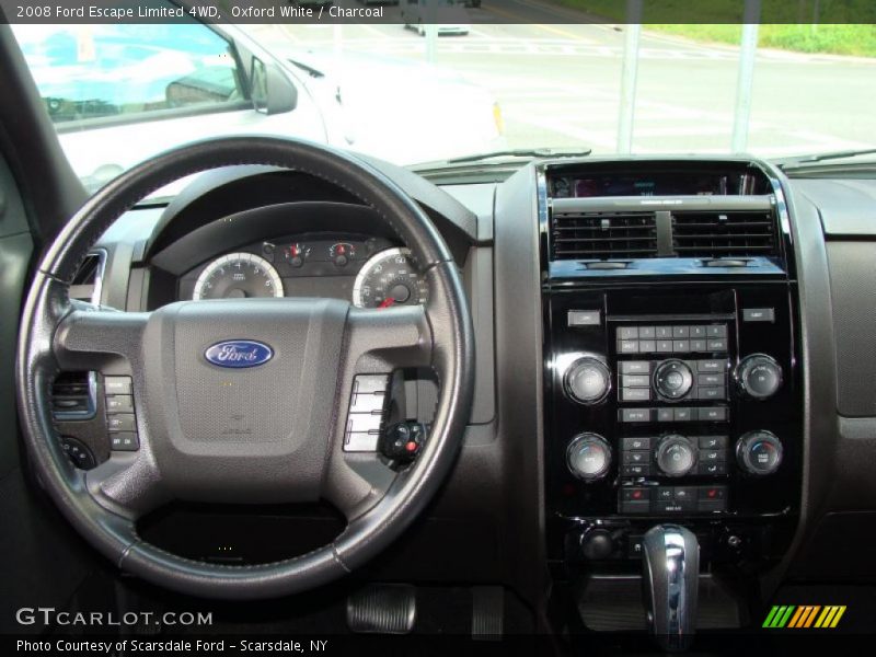 Oxford White / Charcoal 2008 Ford Escape Limited 4WD