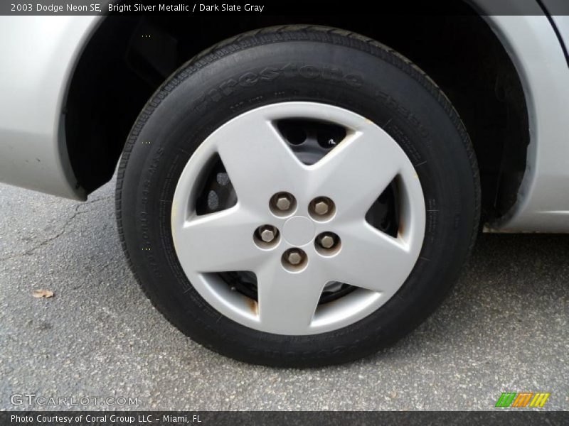 Bright Silver Metallic / Dark Slate Gray 2003 Dodge Neon SE