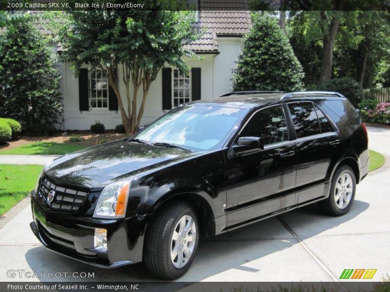 Black Ice / Ebony/Ebony 2009 Cadillac SRX V6