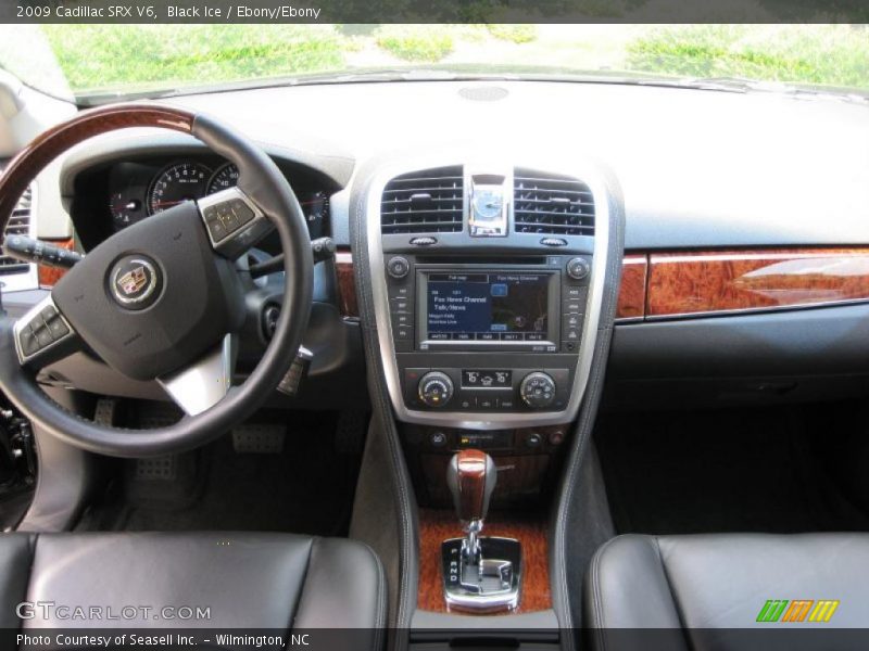 Black Ice / Ebony/Ebony 2009 Cadillac SRX V6
