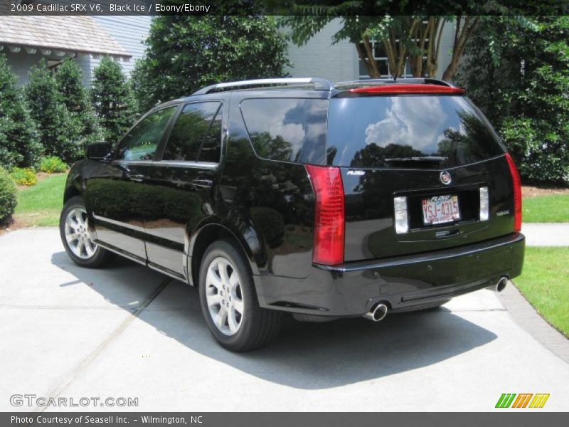 Black Ice / Ebony/Ebony 2009 Cadillac SRX V6