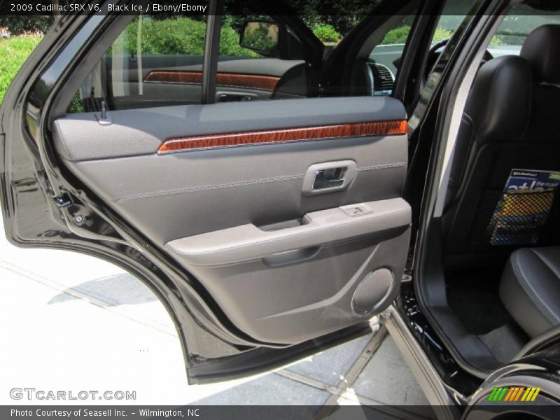 Black Ice / Ebony/Ebony 2009 Cadillac SRX V6