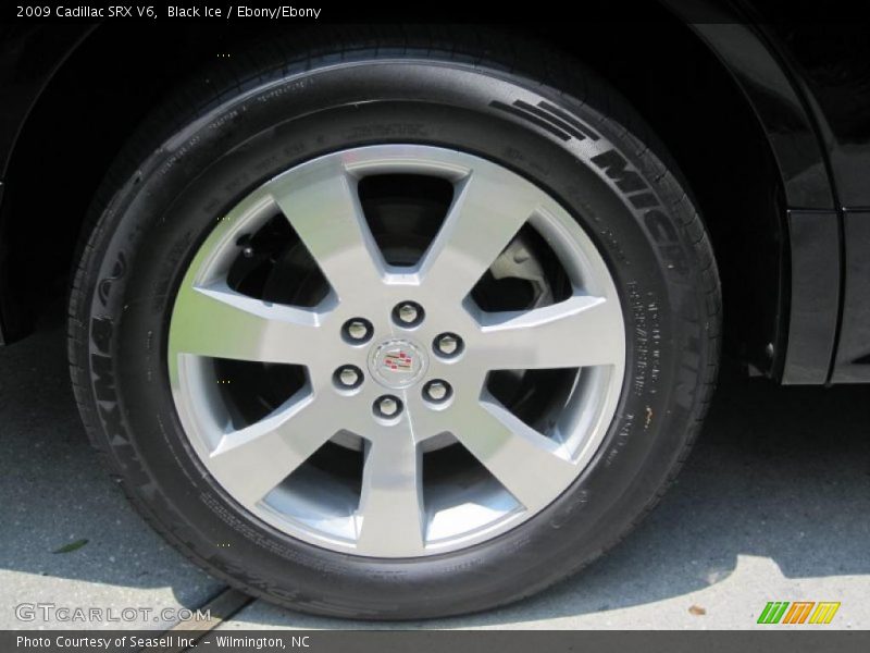 Black Ice / Ebony/Ebony 2009 Cadillac SRX V6