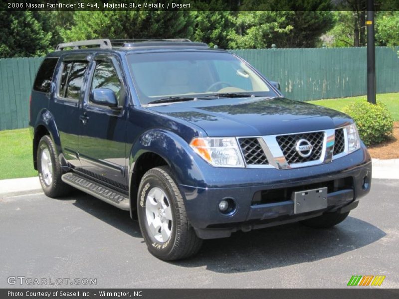 Majestic Blue Metallic / Desert 2006 Nissan Pathfinder SE 4x4