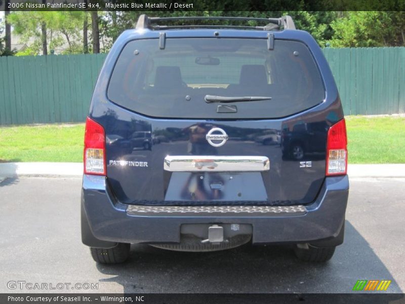 Majestic Blue Metallic / Desert 2006 Nissan Pathfinder SE 4x4